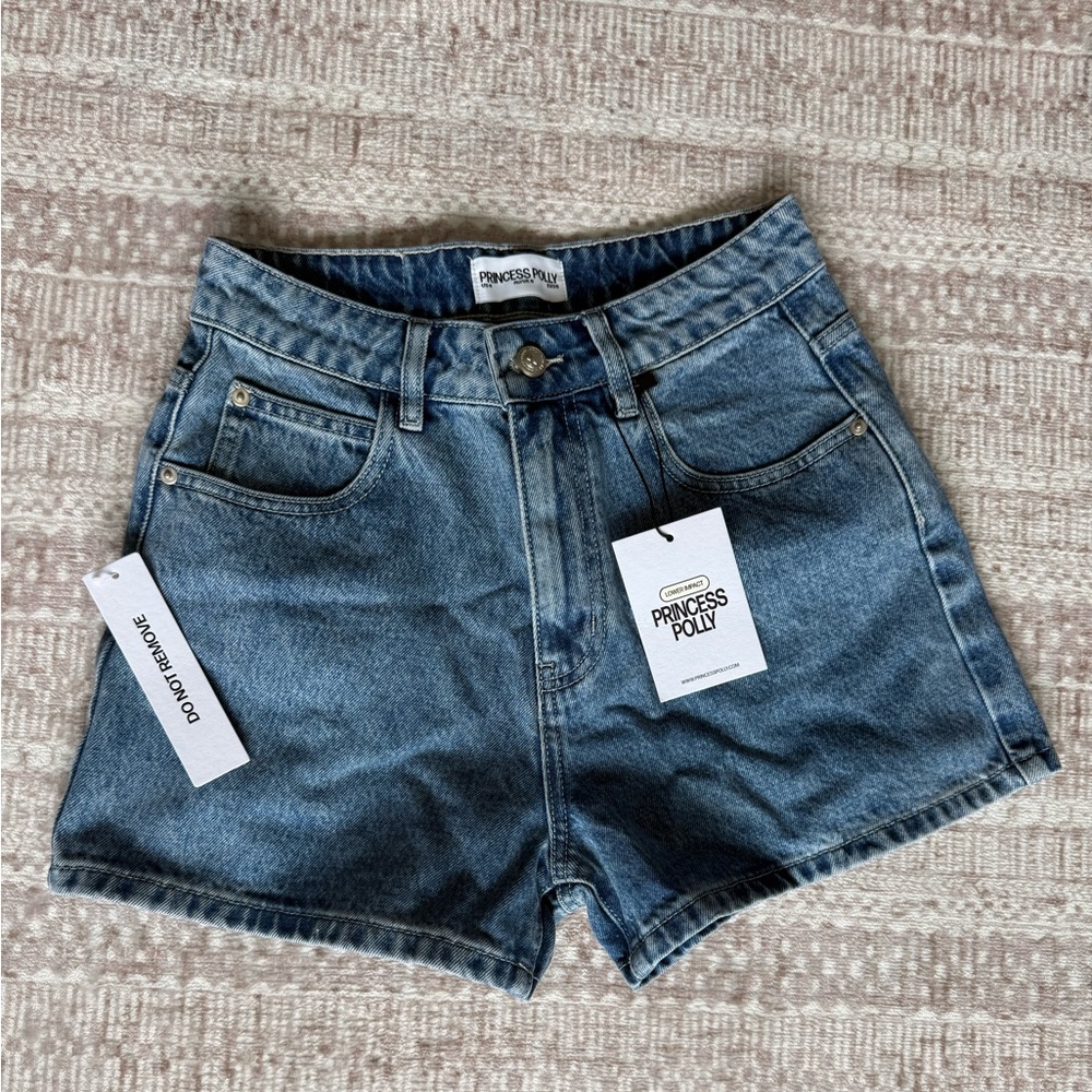 Princess Polly Tropicana Shorts Denim
